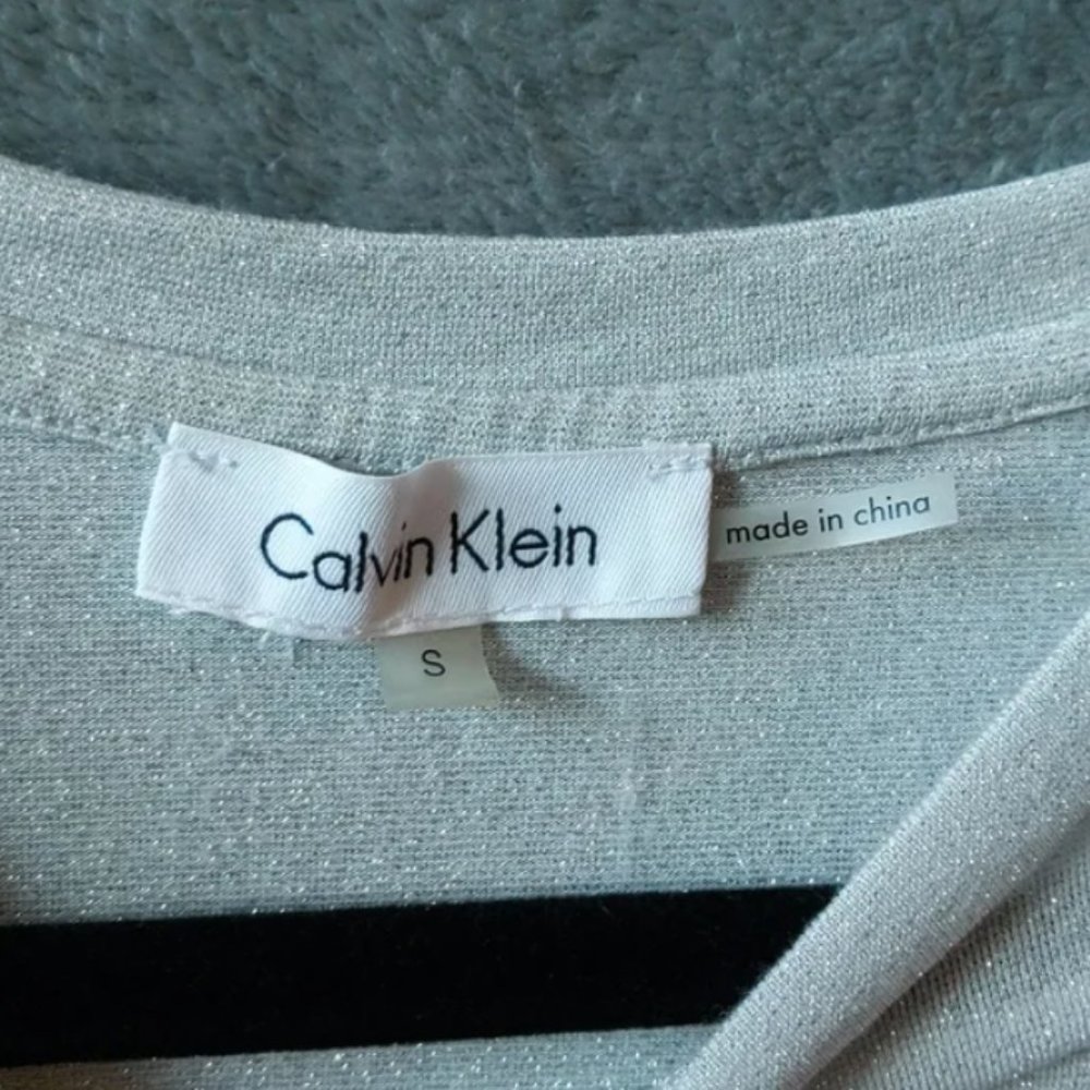 CK Sparkley Silver Long Tee-shirt - Picture 3 of 3